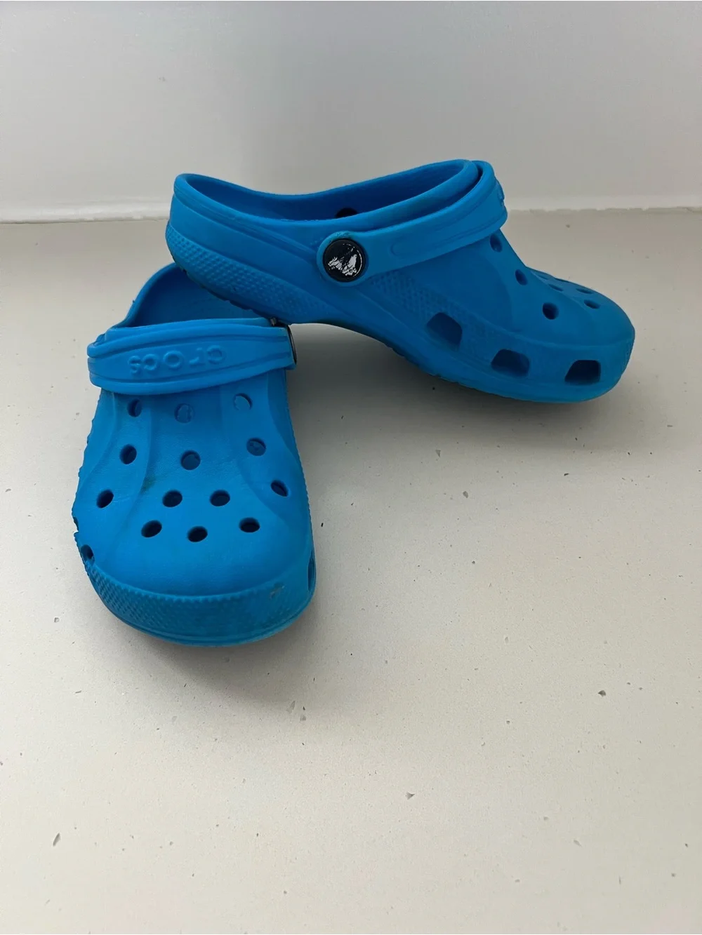 Crocs Classic Clogs Kids C13 Blue Slip On Shoes